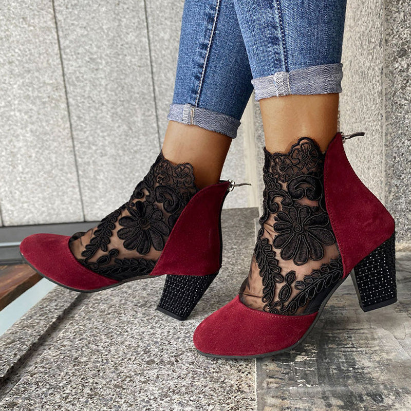 SUSI™ | TACONES ELEGANTES CON ENCAJE