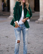 GEMMA™ | BLAZER DE TERCIOPELO ELEGANTE