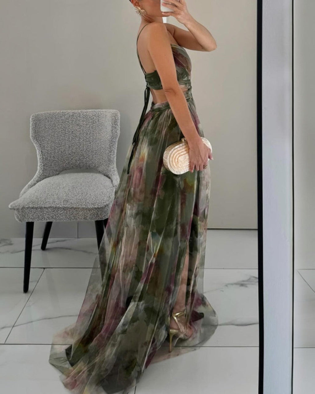 AROA™ | VESTIDO MAXI FLORAL ENCANTADOR