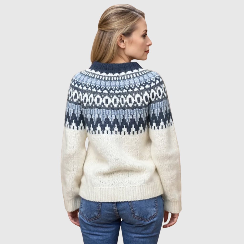 JANET™ | SUÉTER VINTAGE DE PUNTO ISLANDÉS