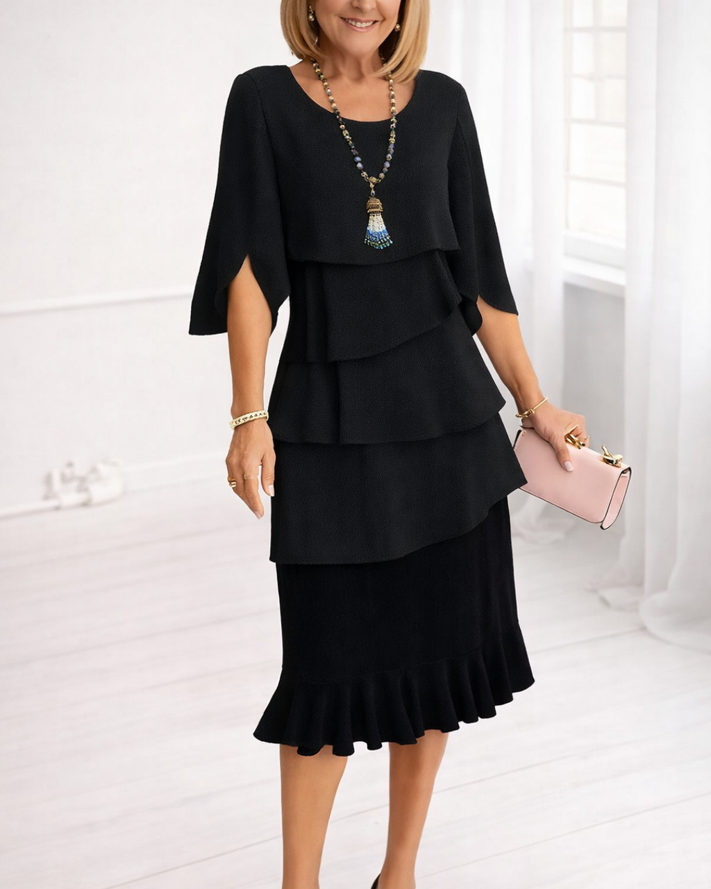 PATRICIA™ | VESTIDO ELEGANTE Y CÓMODO CON VOLANTES