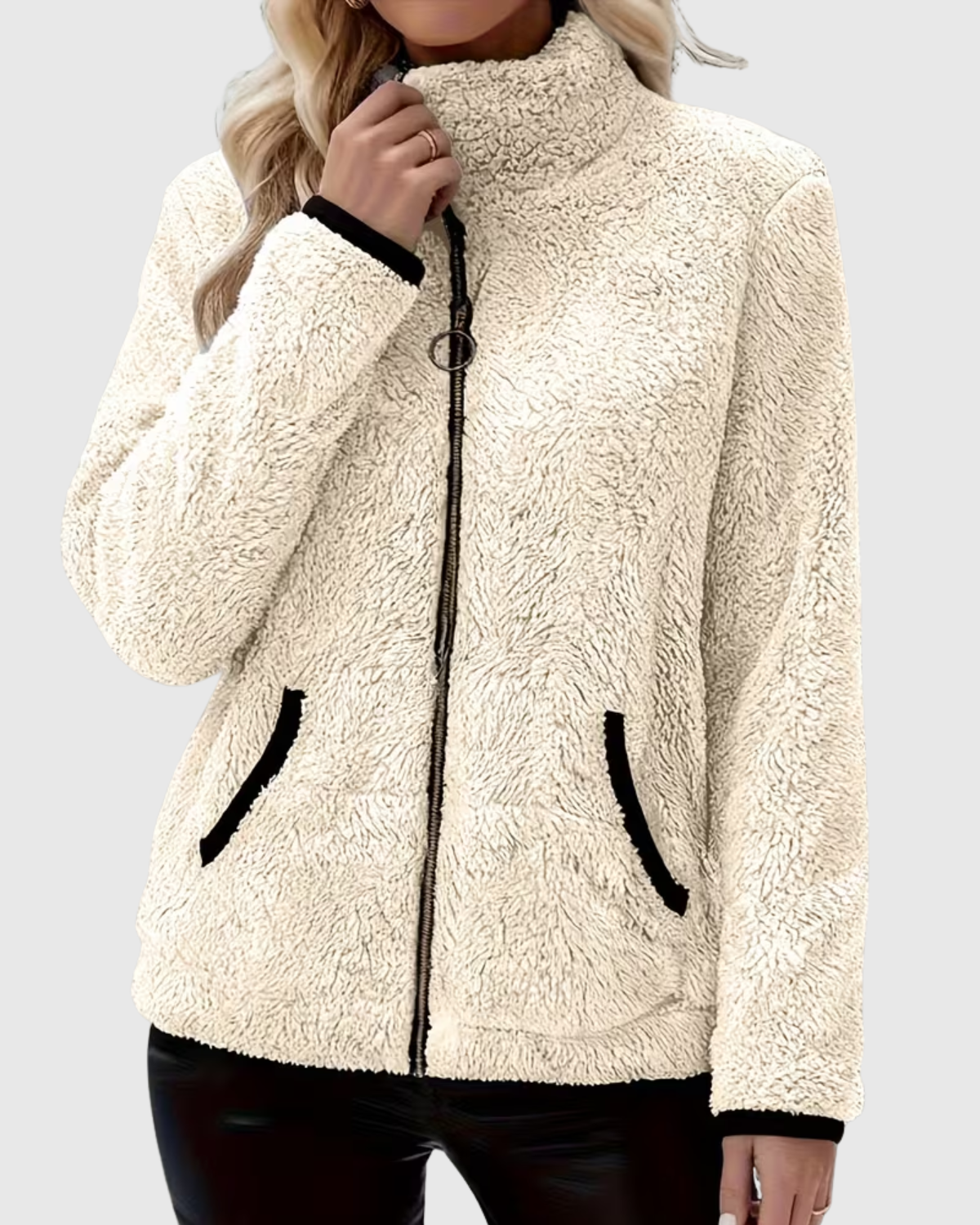 JULIA™ | CHAQUETA CASUAL DE FELPA