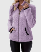 JULIA™ | CHAQUETA CASUAL DE FELPA