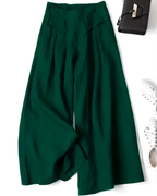 ARIADNA™ | PANTALONES DE LINO PIERNA ANCHA