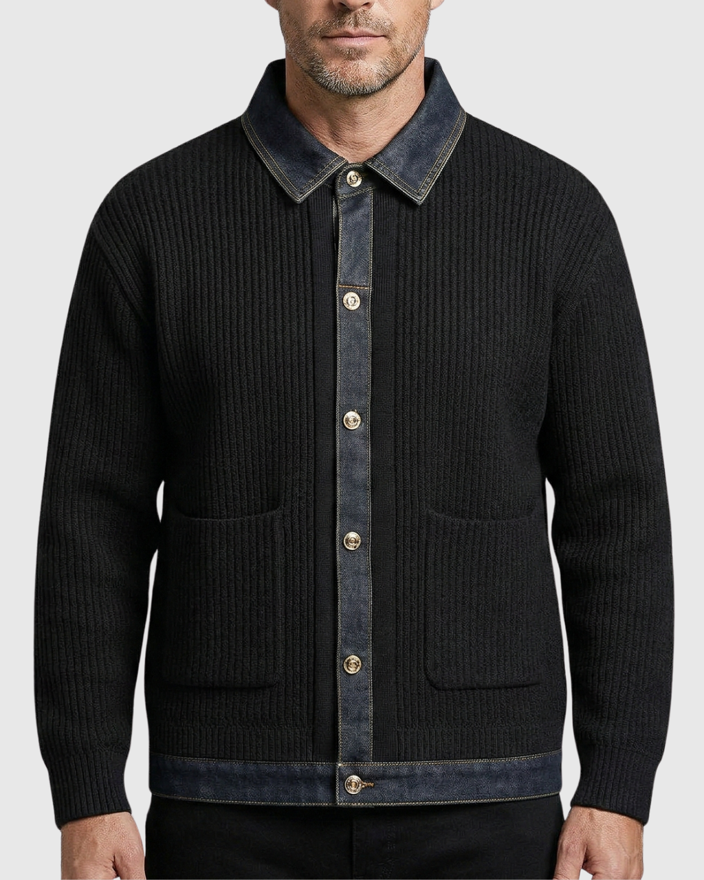 ENZO™ | CÁRDIGAN VAQUERO DE LANA