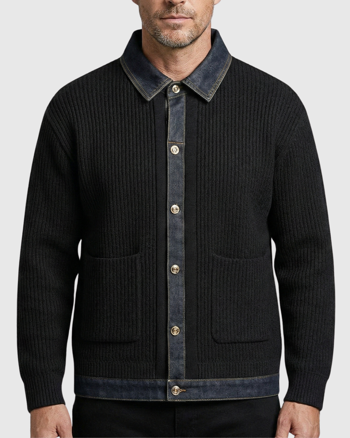 ENZO™ | CÁRDIGAN VAQUERO DE LANA