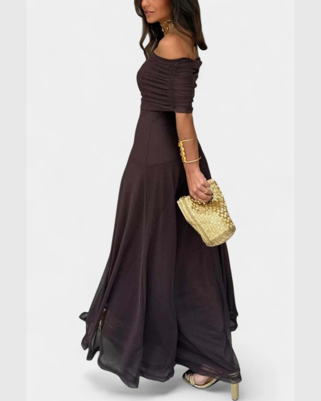 ALICIA™ | VESTIDO MAXI DE UN HOMBRO