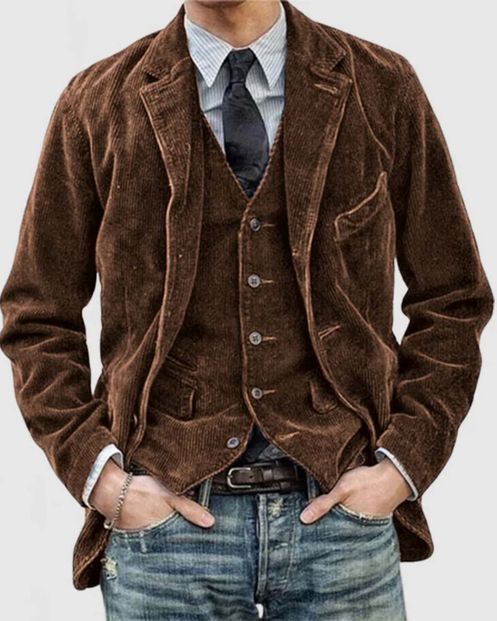 ADOLFO™ | CHAQUETA Y CHALECO VINTAGE