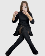 SILVIA™ | ELEGANTE VESTIDO CON PANELES PLISADOS