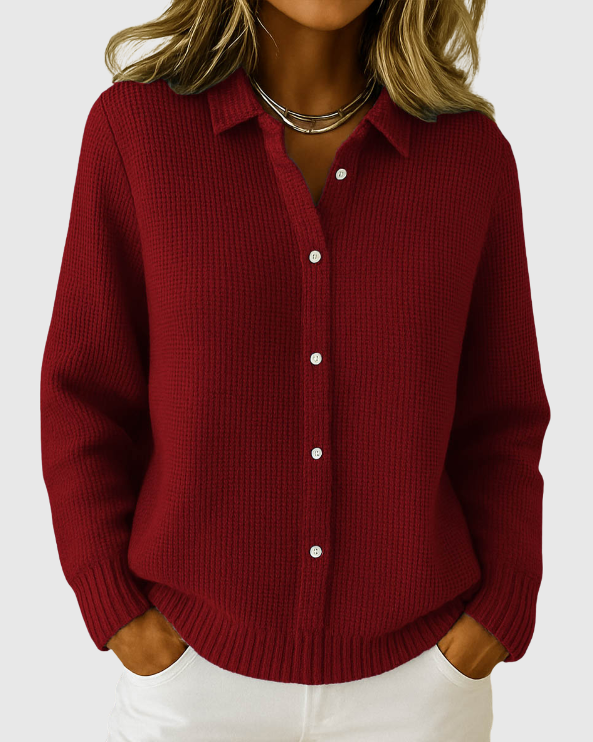 ELENA™ | CÁRDIGAN CLÁSICO SUAVE DE PUNTO