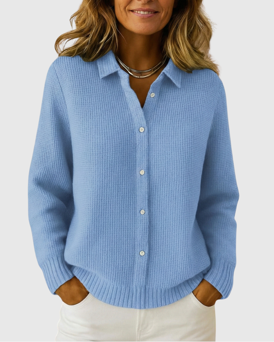 ELENA™ | CÁRDIGAN CLÁSICO SUAVE DE PUNTO