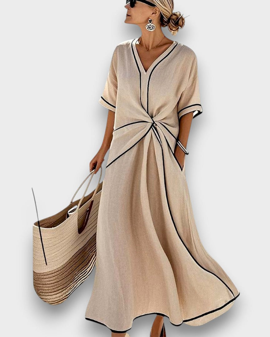 AMANDA™ | VESTIDO DE PRIMAVERA A RAYAS