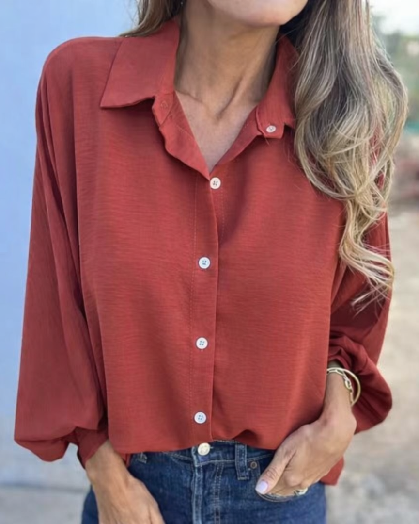 AINA™ | BLUSA ELEGANTE ABOTONADA