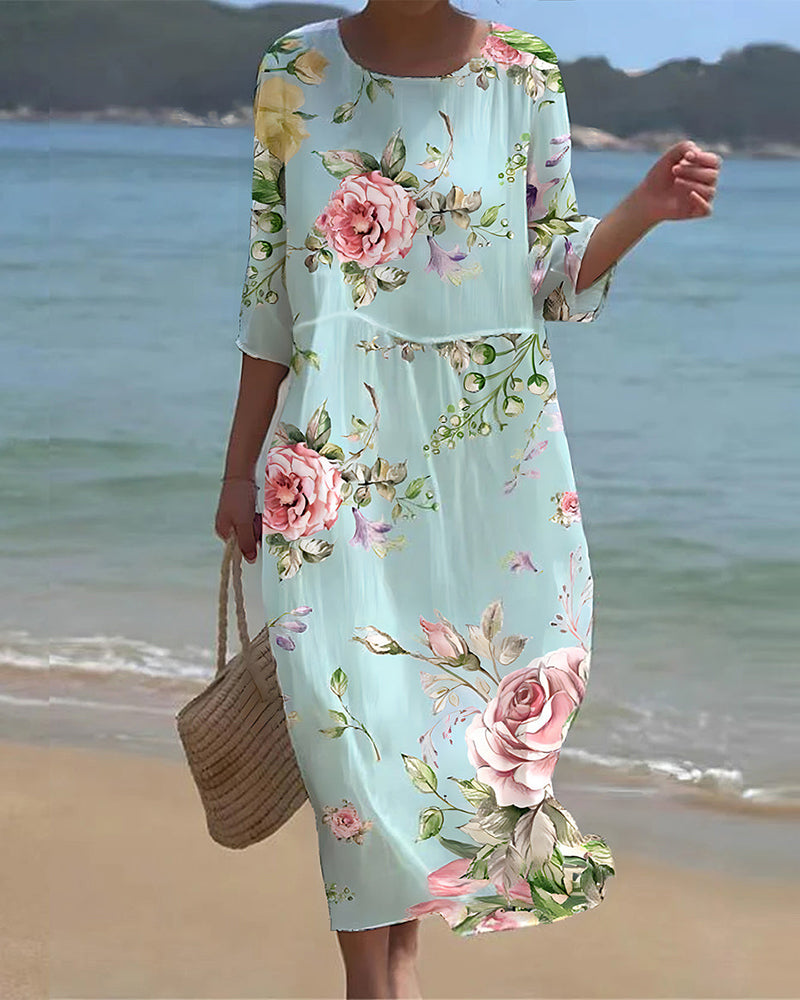 AITANA™ | VESTIDO FLORAL LIGERO Y SUAVE