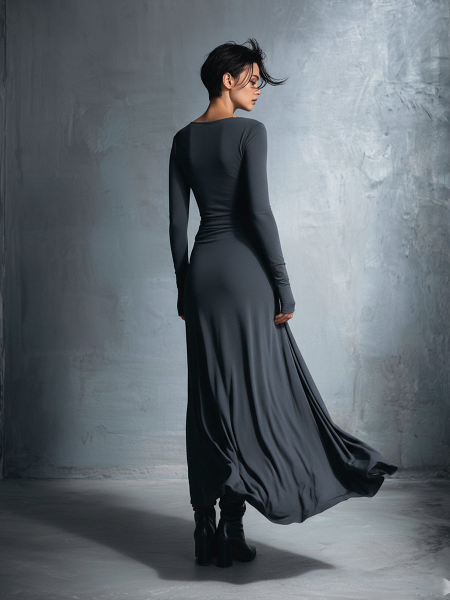 PAULA™ | VESTIDO MAXI EXQUISITO CON NUDO ENVOLVENTE