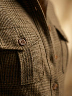 OLGA™ | JUMPSUIT DE LANA ESCOCESA TWEED