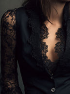 CRISTINA™ | BLAZER CON ENCAJE