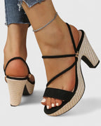 JUSTINA™ | SANDALIAS ORTOPÉDICAS ELEGANTES CON TACÓN
