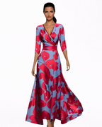 EMILIA™ | VESTIDO LARGO FLORAL ELEGANTE