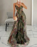 AROA™ | VESTIDO MAXI FLORAL ENCANTADOR