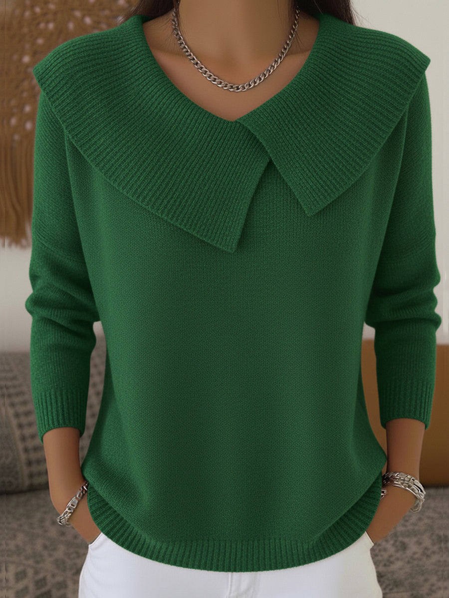 LUCIA™ | JERSEY DE LANA CON CUELLO SUAVE