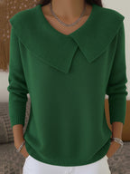 LUCIA™ | JERSEY DE LANA CON CUELLO SUAVE