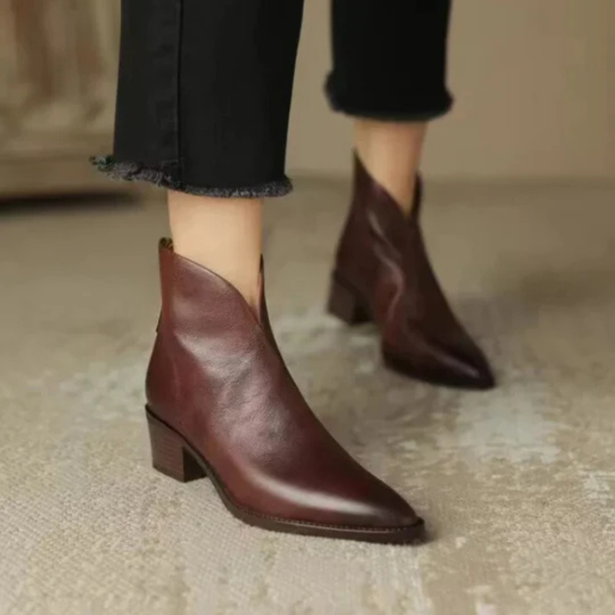 CAMILA™ | BOTINES DE LUJO CON TACÓN BAJO
