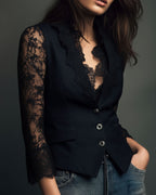 CRISTINA™ | BLAZER CON ENCAJE