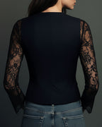 CRISTINA™ | BLAZER CON ENCAJE