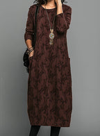 CASANDRA™ | VESTIDO DE CUELLO REDONDO