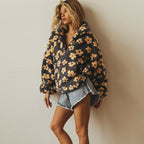 MARISOL™ | SUÉTER DE FELPA ESTAMPADO FLORAL