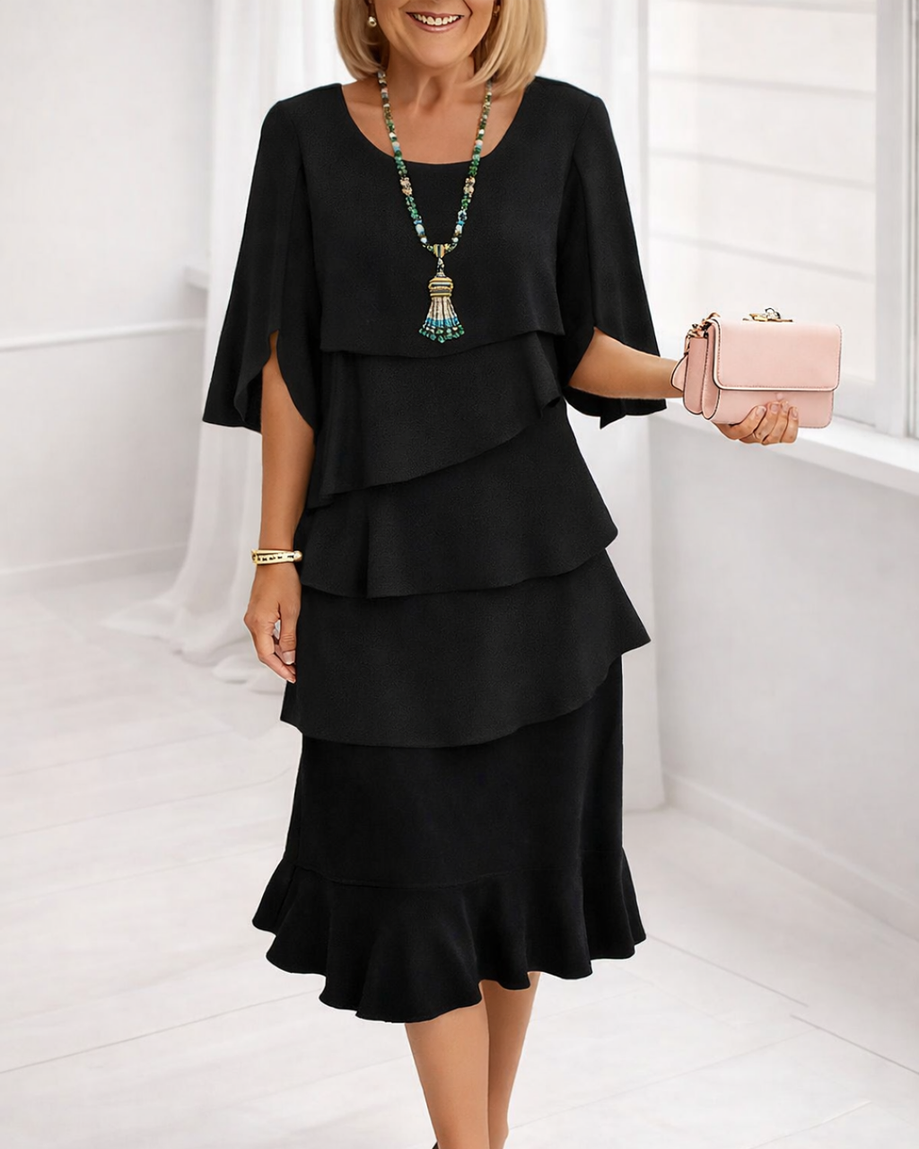 PATRICIA™ | VESTIDO ELEGANTE Y CÓMODO CON VOLANTES