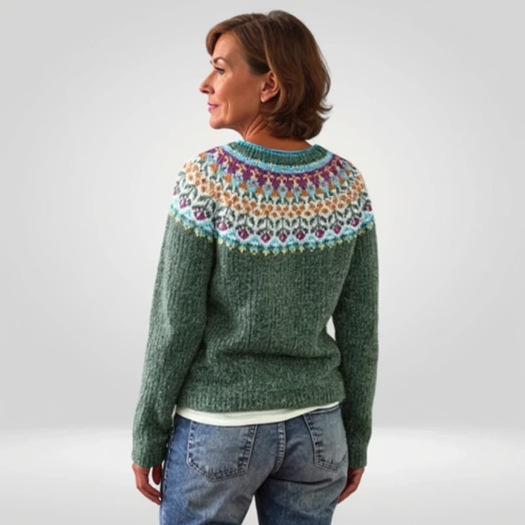 ARIEL™ | SUÉTER VINTAGE DE PUNTO ISLANDÉS