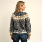 ÁNGELA™ | SUÉTER VINTAGE DE PUNTO ISLANDÉS