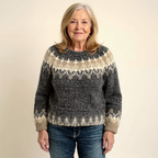 ÁNGELA™ | SUÉTER VINTAGE DE PUNTO ISLANDÉS