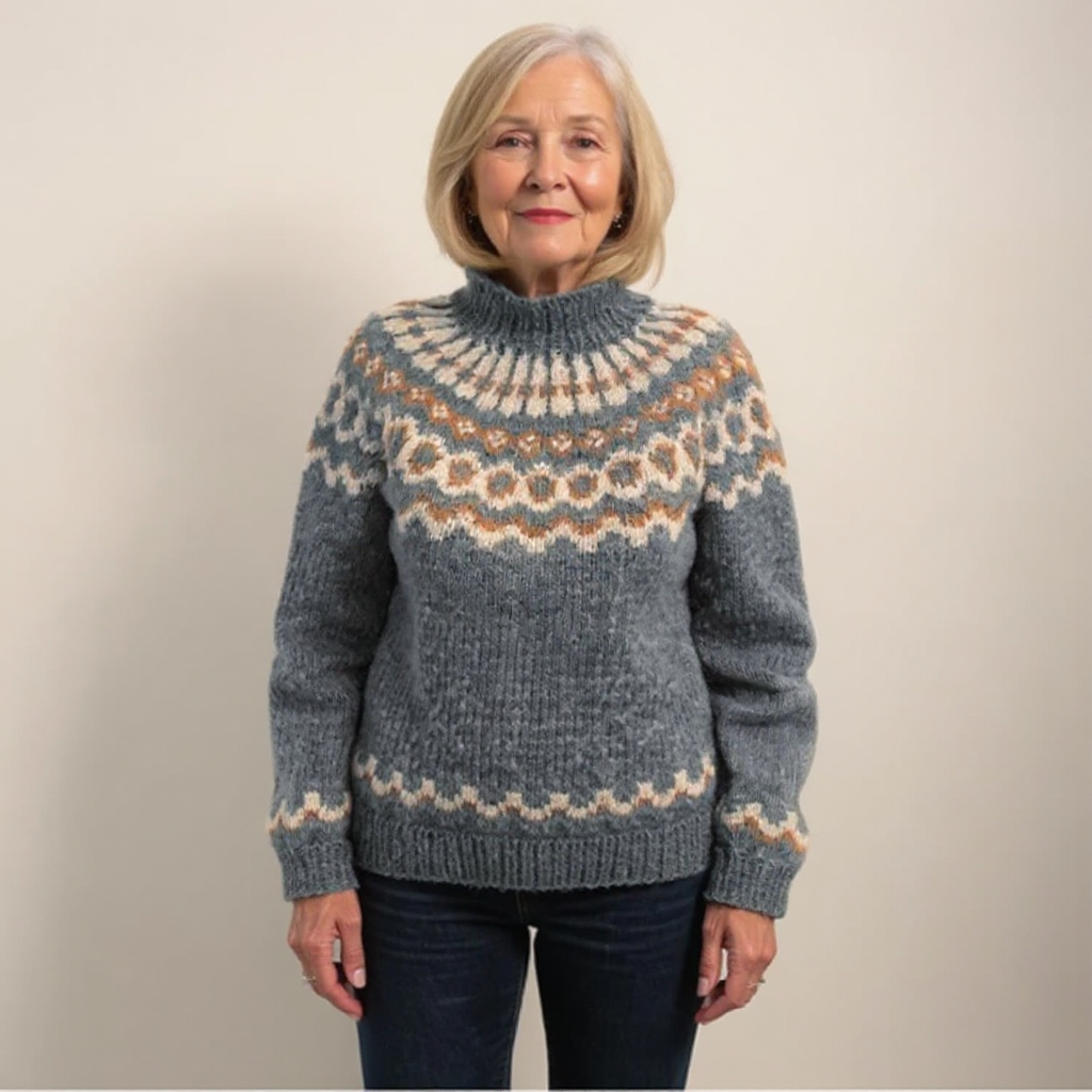 CARLA™ | SUÉTER VINTAGE DE PUNTO ISLANDÉS