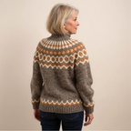 CARLA™ | SUÉTER VINTAGE DE PUNTO ISLANDÉS