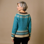 SANDRA™ | CÁRDIGAN VINTAGE DE PUNTO ISLANDÉS