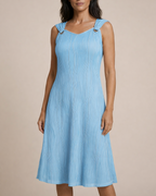 SARITA™ | VESTIDO MINI SIN MANGAS CON CUELLO EN V
