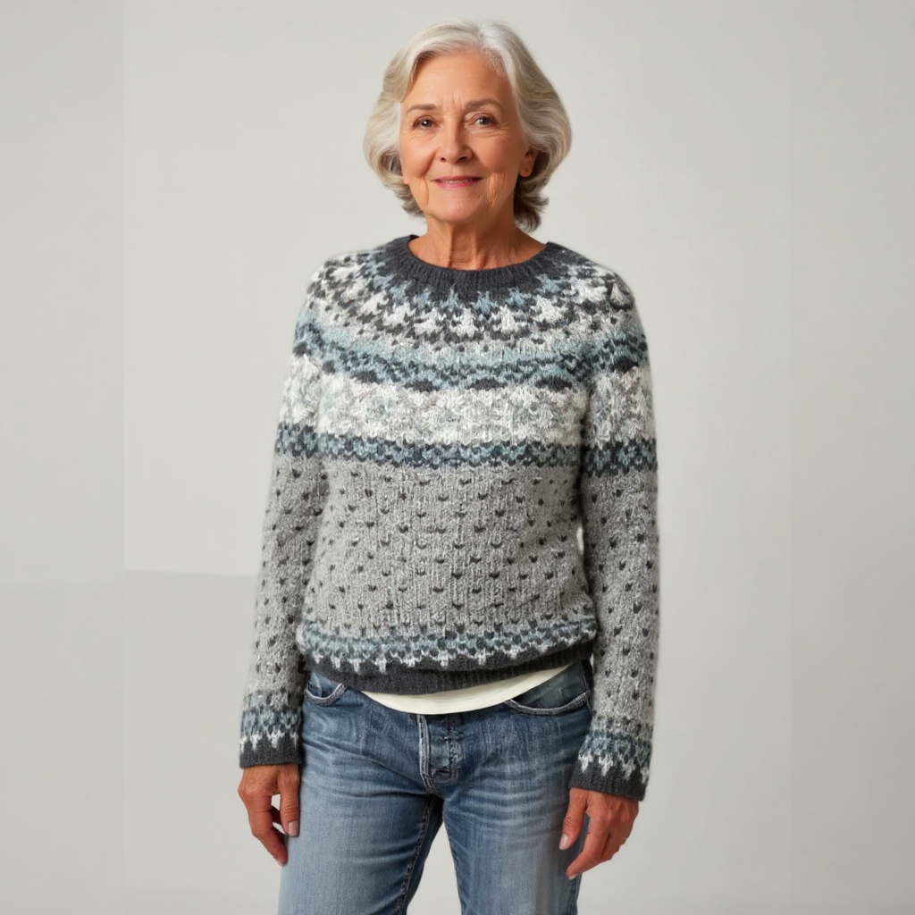 ERIKA™ | SUÉTER VINTAGE DE PUNTO ISLANDÉS