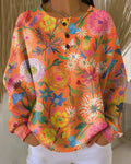 FREYA™ | SUÉTER DE PUNTO ESTAMPADO FLORAL