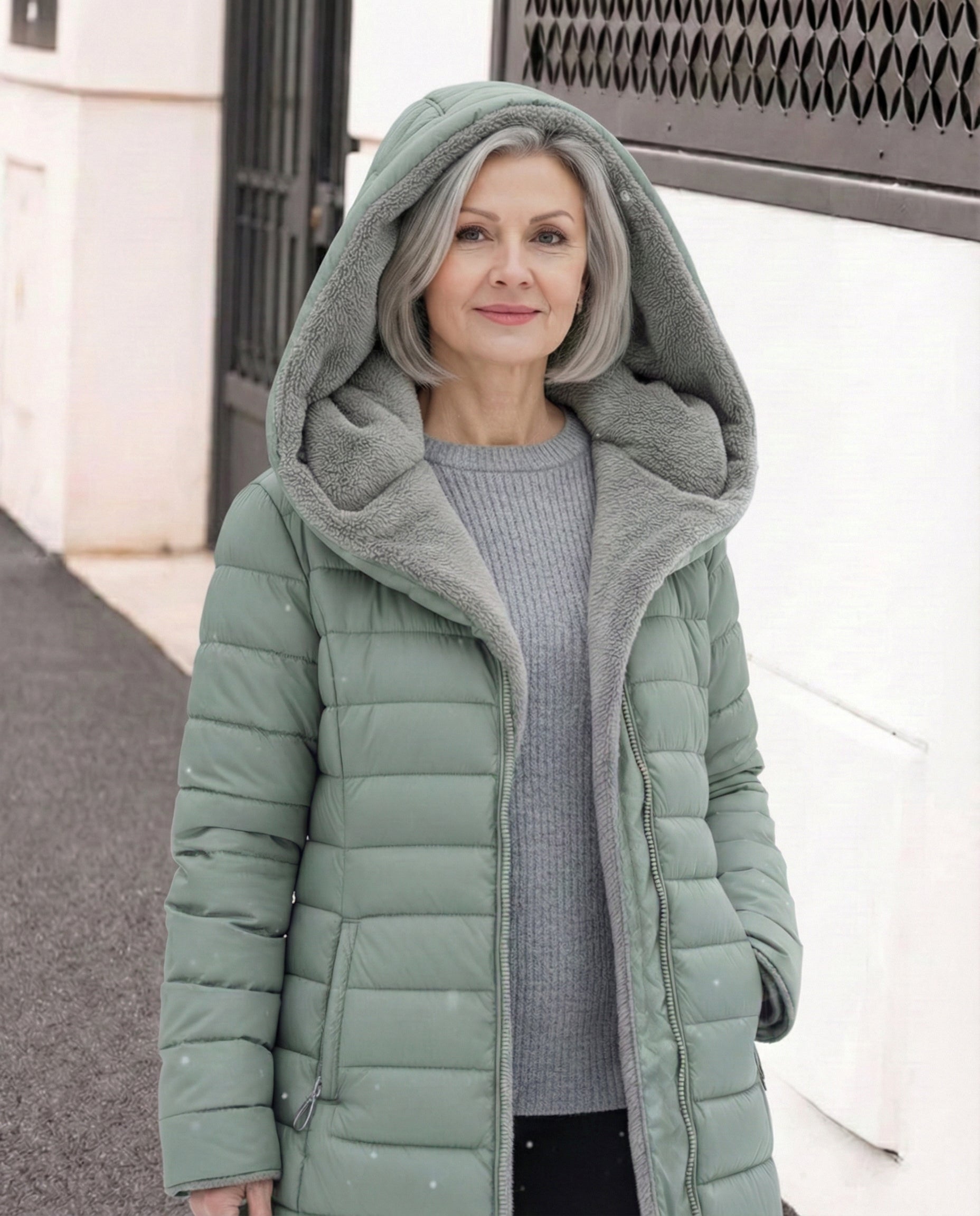 REBECA™ | CHAQUETA ACOLCHADA DE FORRO POLAR