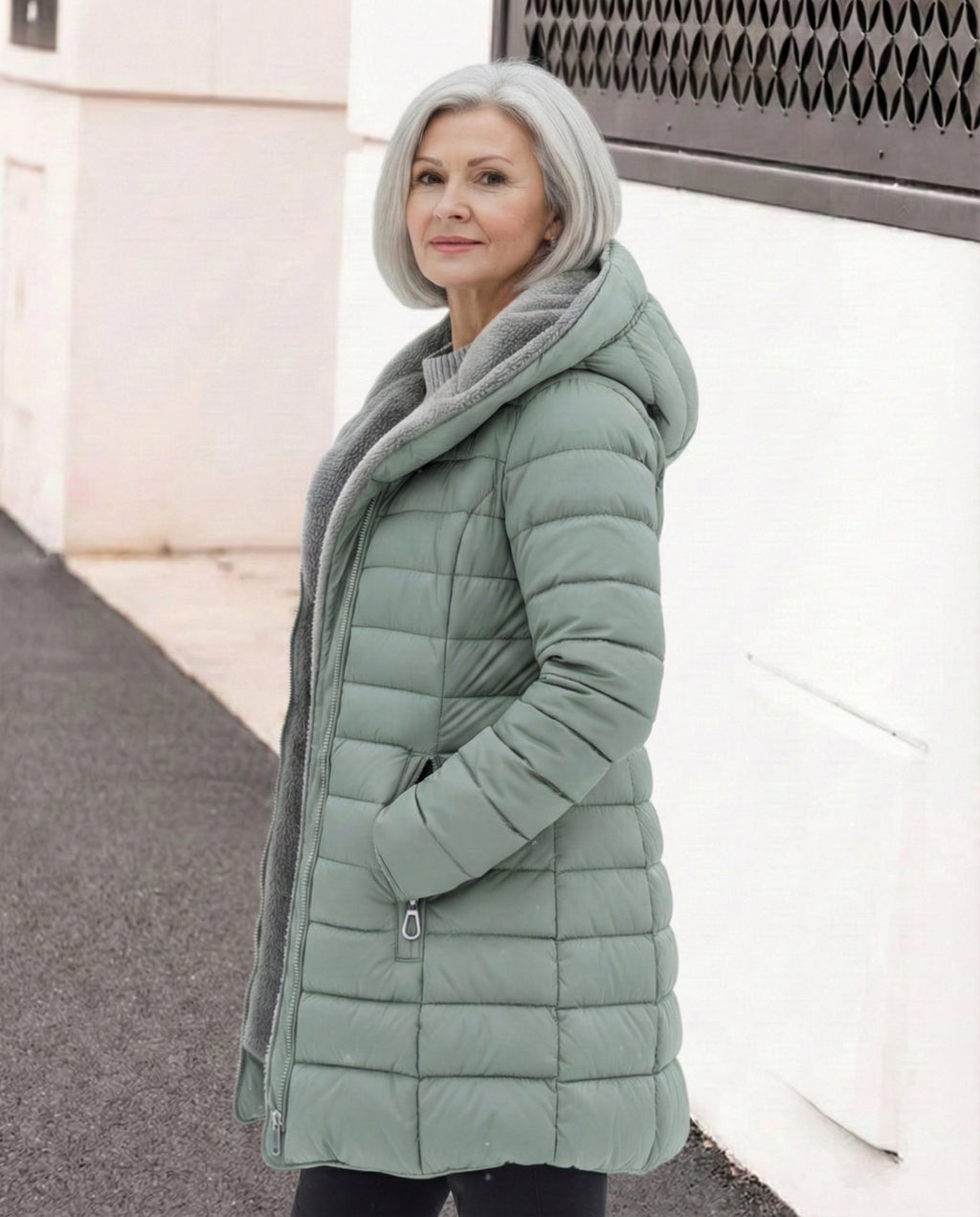 REBECA™ | CHAQUETA ACOLCHADA DE FORRO POLAR