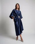 LUZ™ | VESTIDO LARGO DE SATÉN PREMIUM