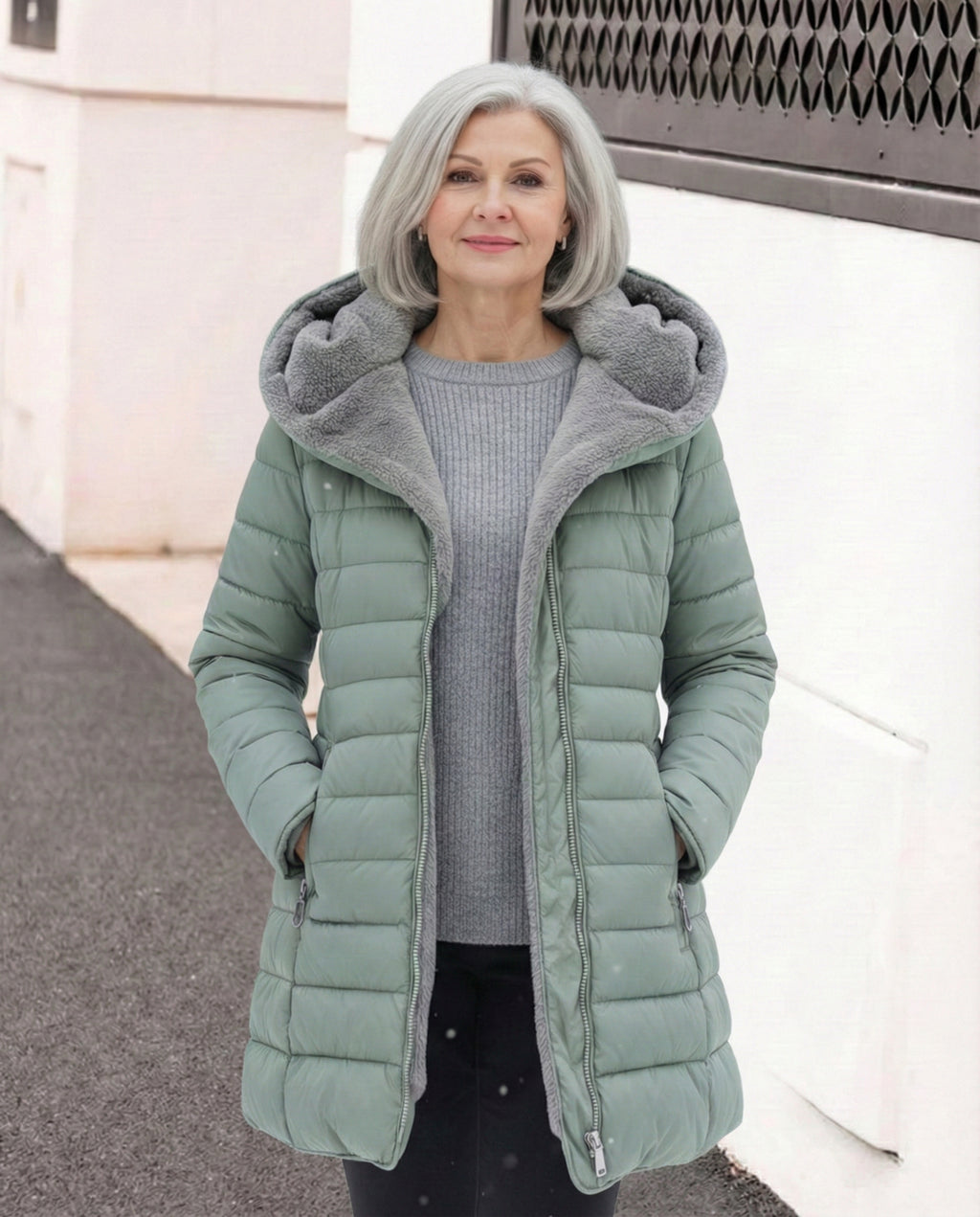 REBECA™ | CHAQUETA ACOLCHADA DE FORRO POLAR