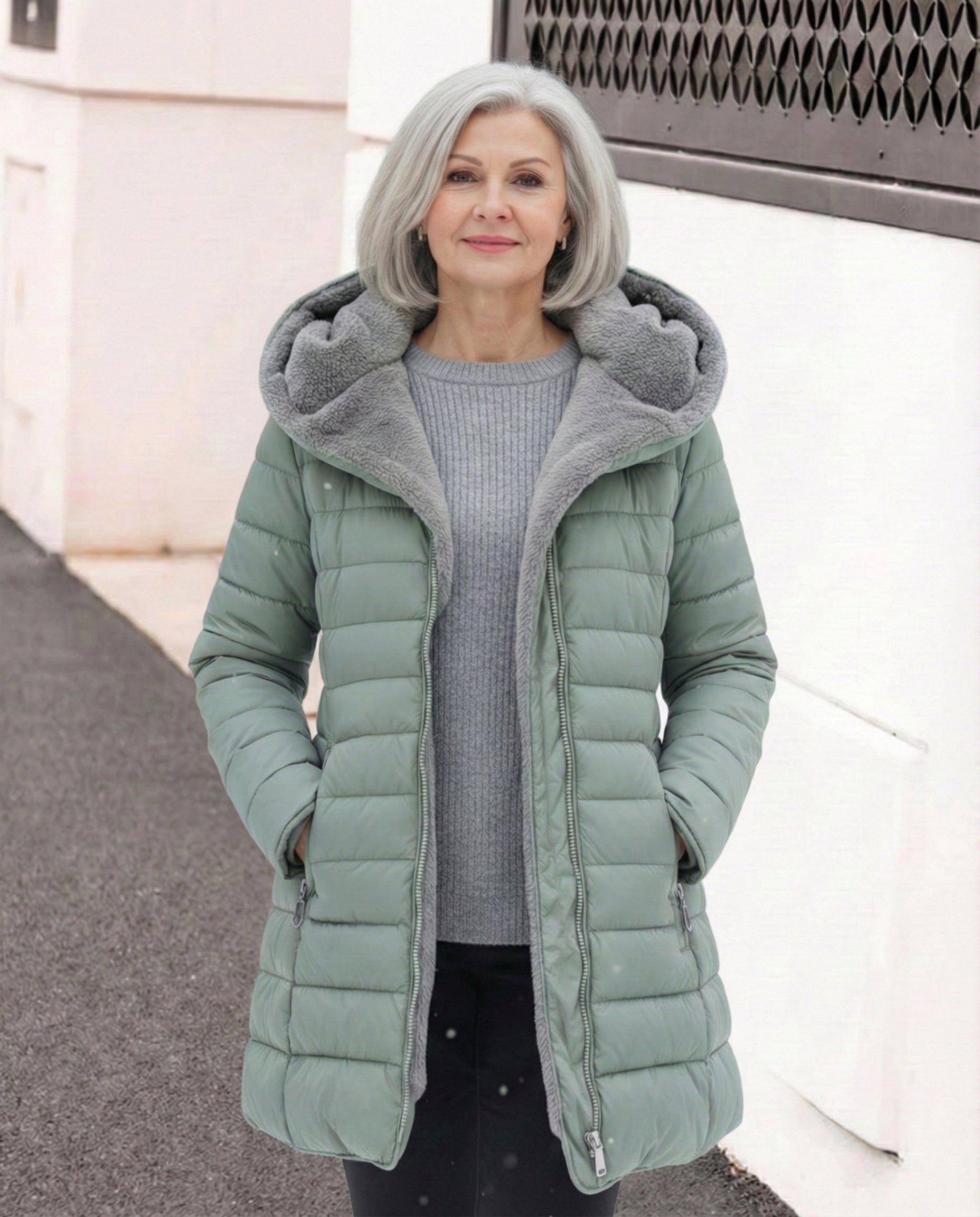 REBECA™ | CHAQUETA ACOLCHADA DE FORRO POLAR