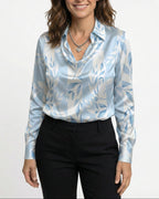 FIONA™ | BLUSA ELEGANTE DE SATÉN PREMIUM