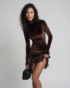 MIKAELA™ | VESTIDO CORTO DE TERCIOPELO PREMIUM