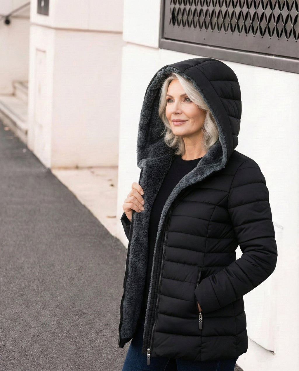 REBECA™ | CHAQUETA ACOLCHADA DE FORRO POLAR