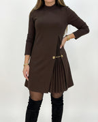 SILVIA™ | ELEGANTE VESTIDO CON PANELES PLISADOS